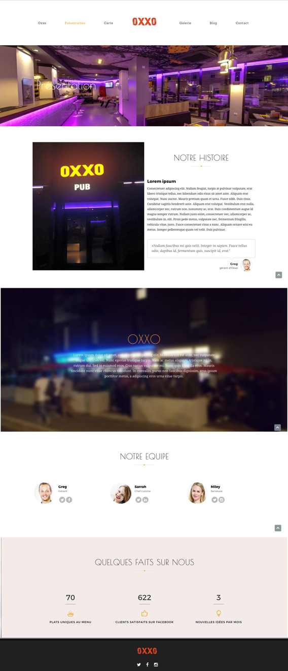 Oxxo Un site développé par BobandCo